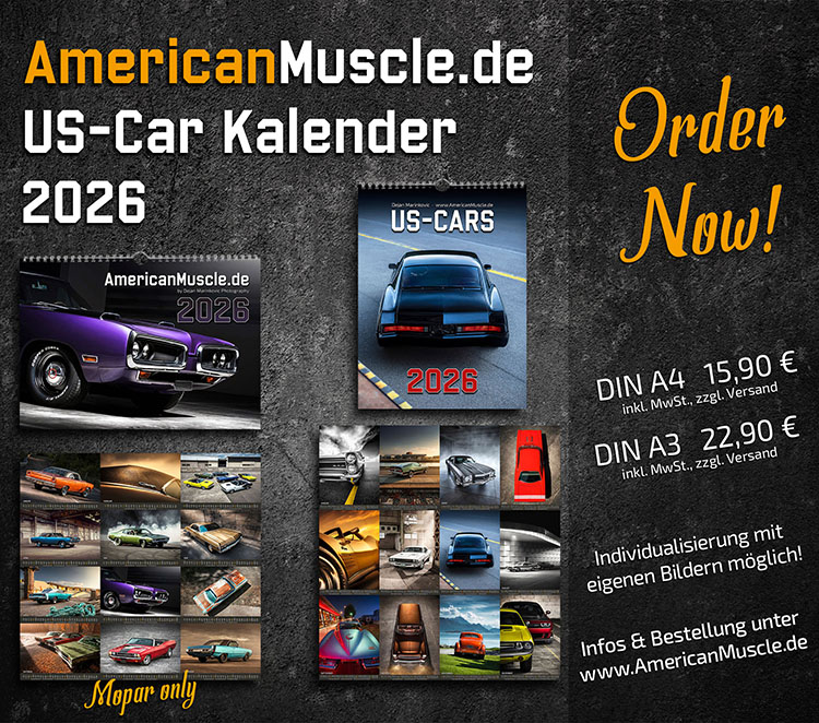 AmericanMuscle.de US-Car Kalender